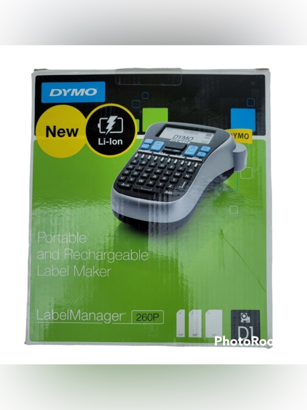 NEW Dymo Label Manager 260P Portable Rechargeable Handheld  Label Maker
